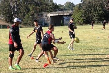 Wests Tigers Holden Cup and SWSAS Harold Matthews come together for special session Wests Tigers Holden Cup and SWSAS Harold Matthews come together for special session